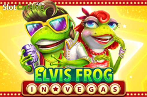 Elvis Frog in Vegas Game Logo